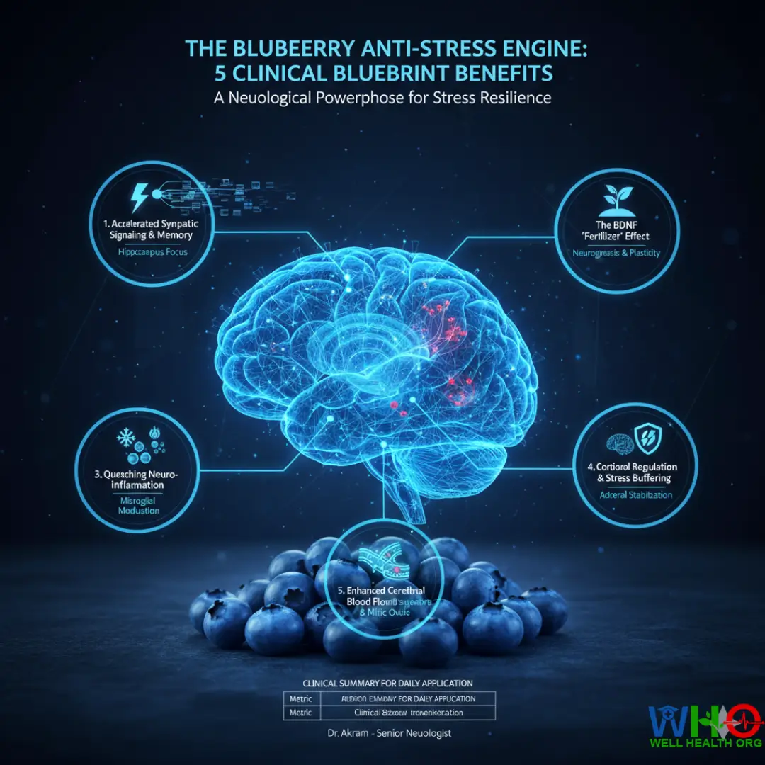 Blueberry Brain-Boosting Benefits: Neuroscience of Stress Management 5 Blueberry Brain Boosting Benefits 3