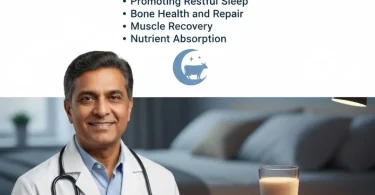 Health benefits of drinking milk before bed