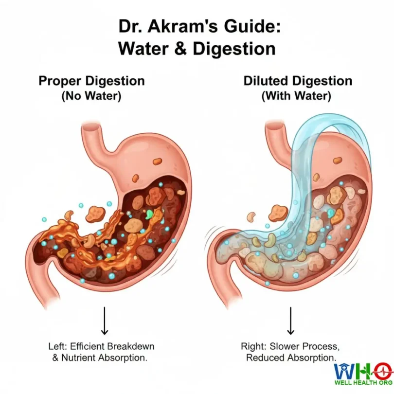 water before or after a meal