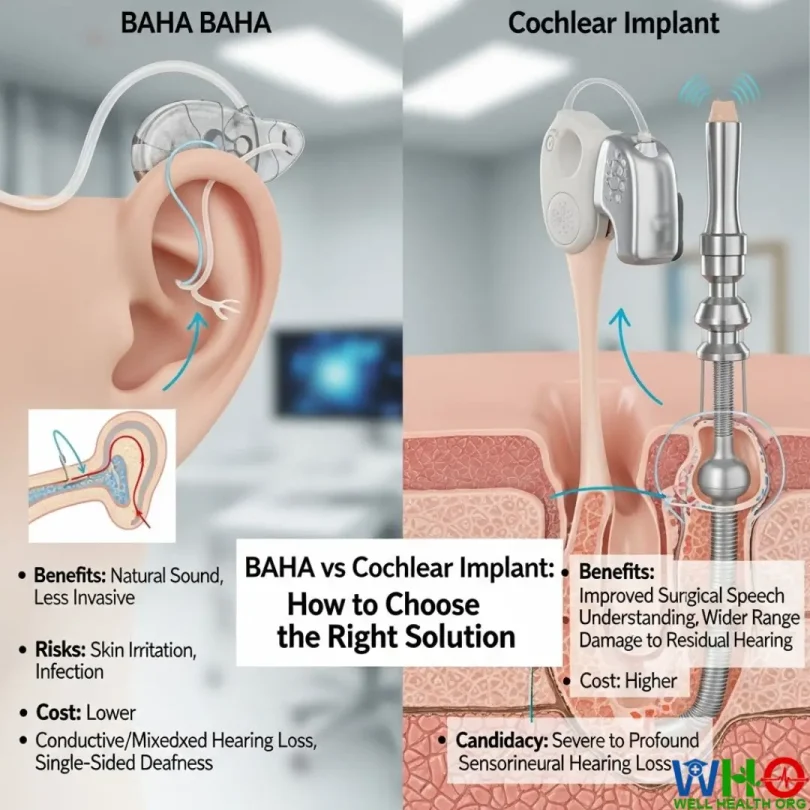 BAHA vs Cochlear implant