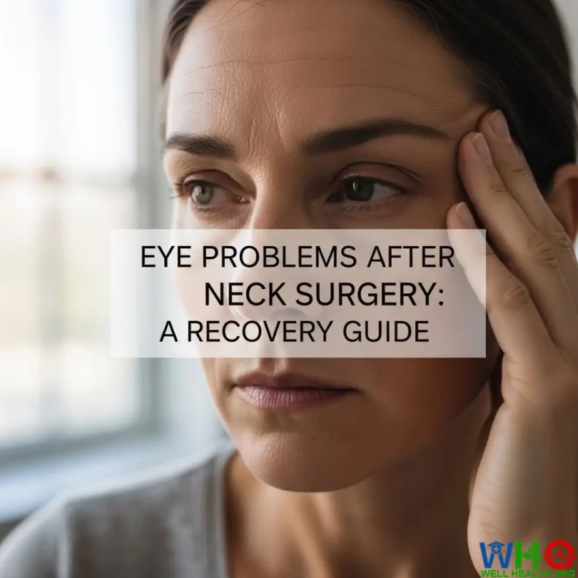 Eye problems after neck surgery