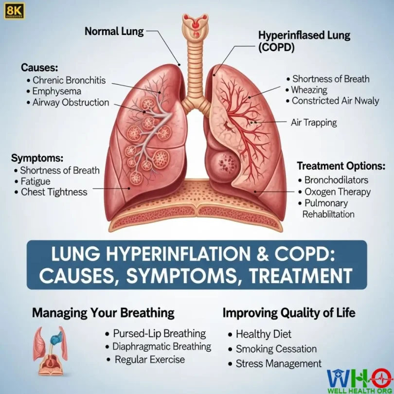 Lung hyperinflation and COPD