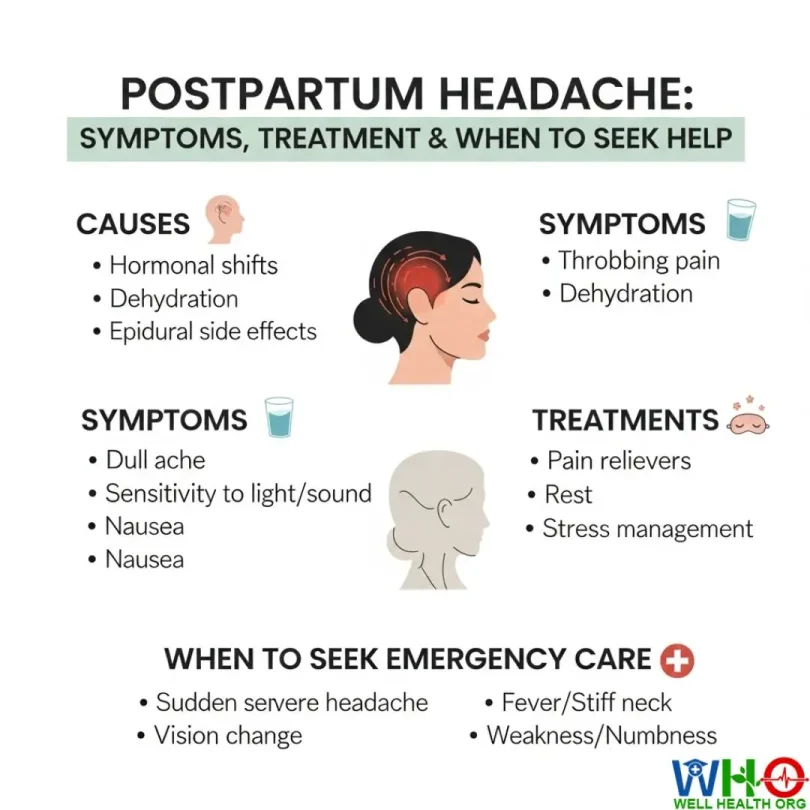 Postpartum headache