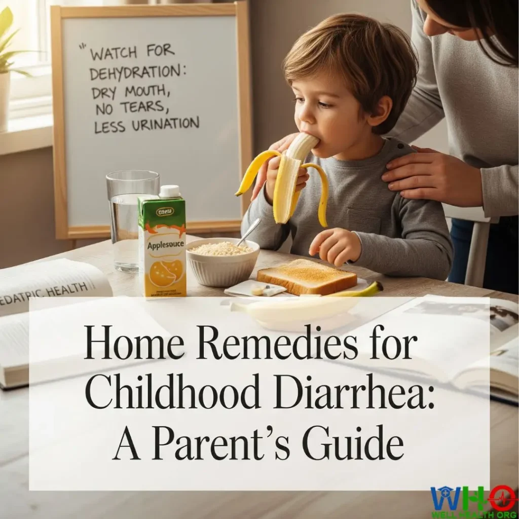 Home Remedies for Your Child’s Diarrhea