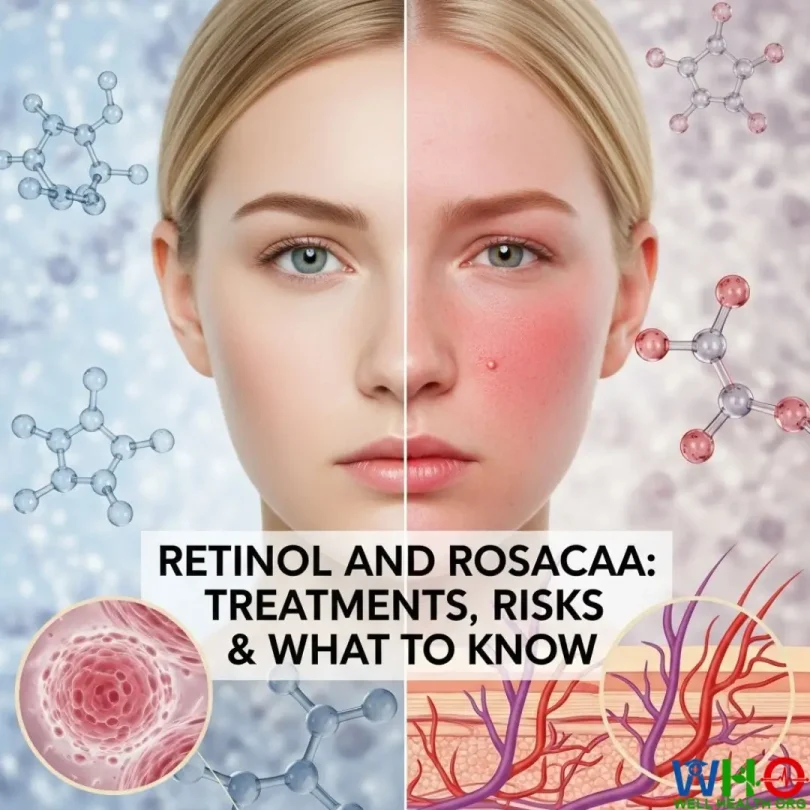 Retinol and rosacea