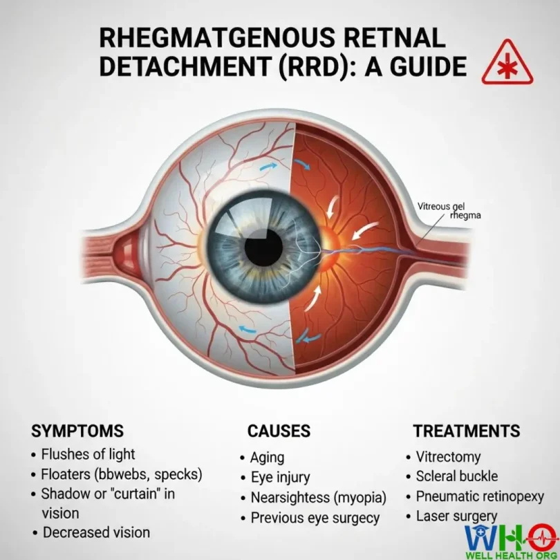 Rhegmatogenous retinal detachment