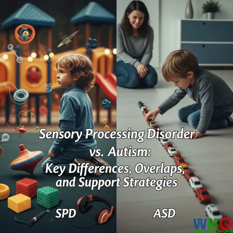 Sensory processing disorder vs autism