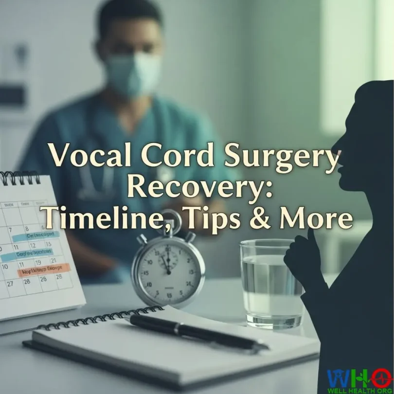 Vocal cord surgery recovery