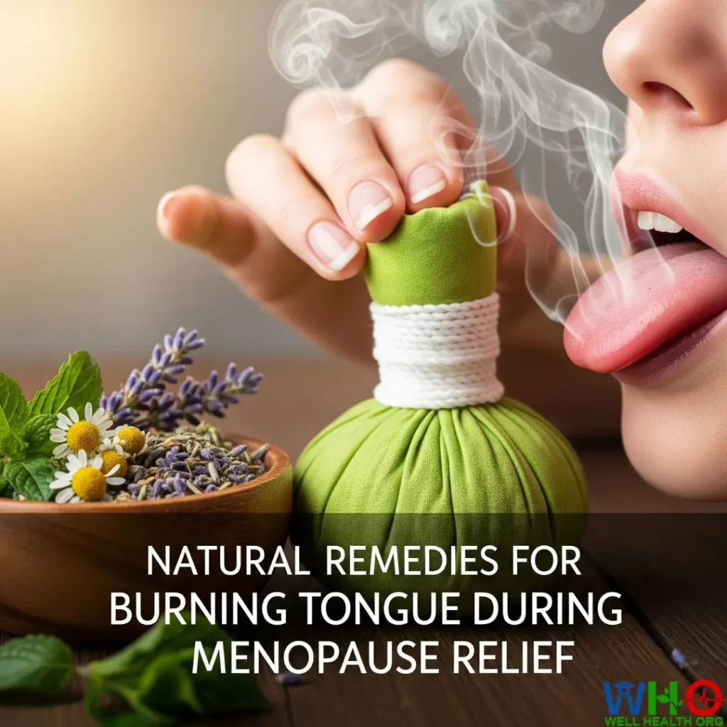 burning tongue menopause
