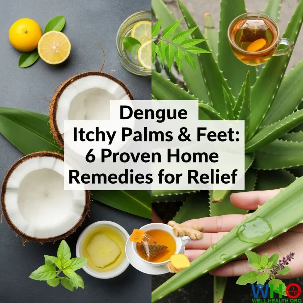 dengue itchy palms and feet home remedies