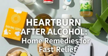 home remedies for heartburn after drinking alcohol