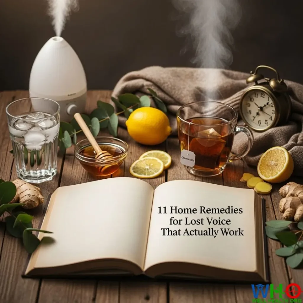 home remedies for lost voice 