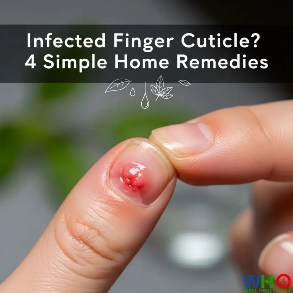
infected finger cuticle home remedy