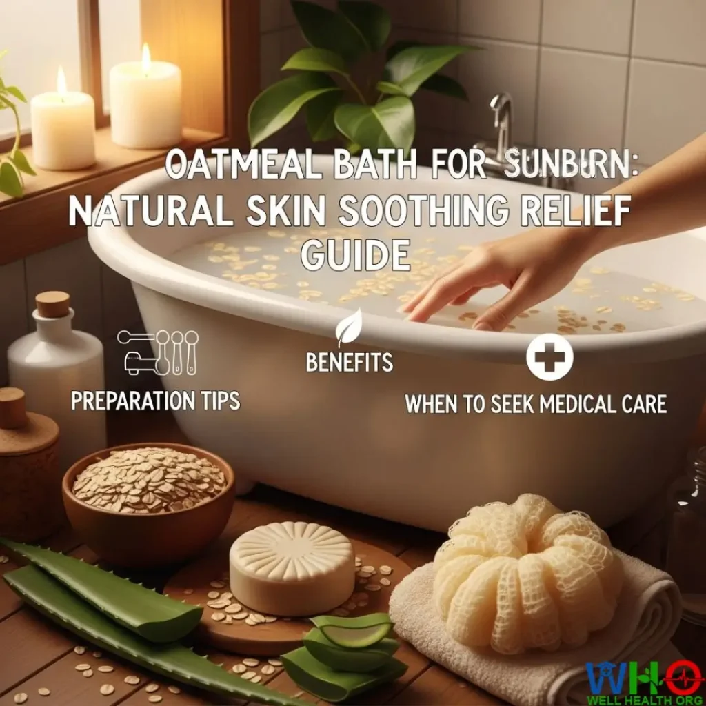 oatmeal bath for sunburn