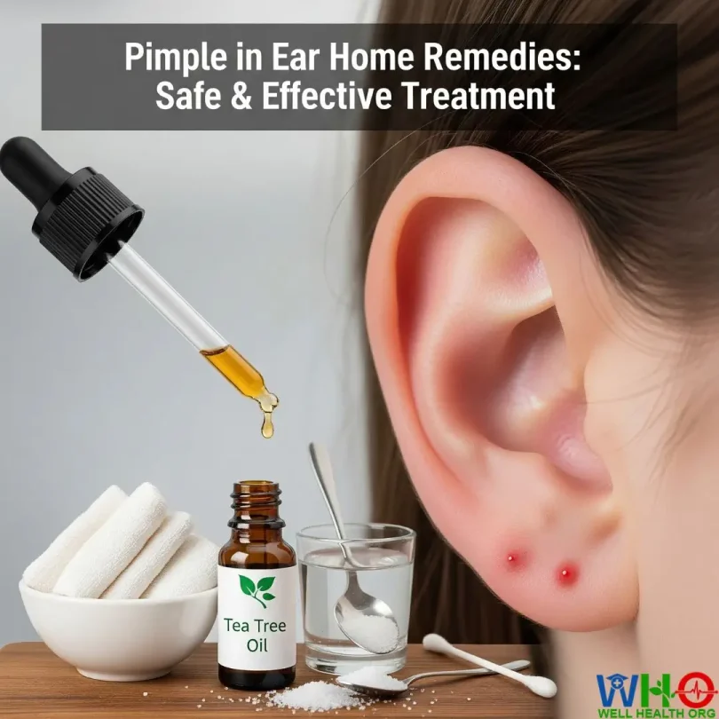 pimple in ear home remedies