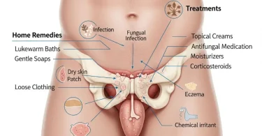 Skin Peeling Around Private Area in Males