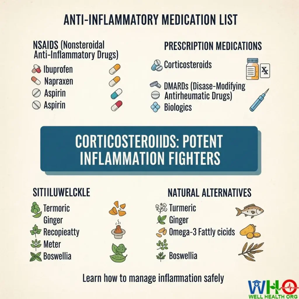 anti inflammatory medication list 3
