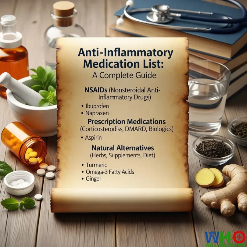 anti inflammatory medication list
