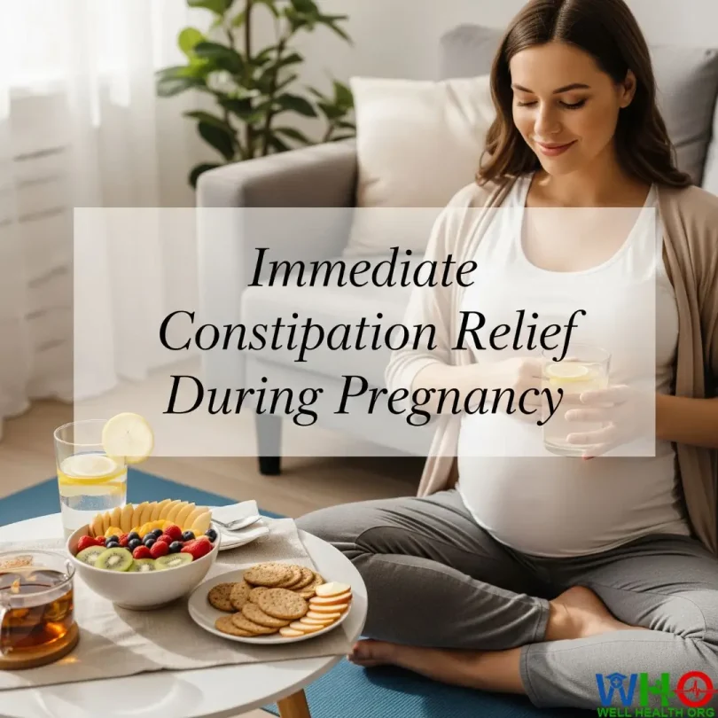 immediate constipation relief during pregnancy