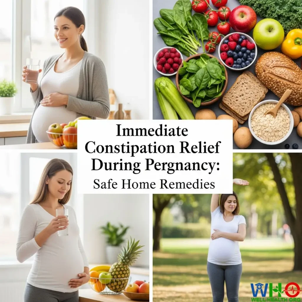 immediate constipation relief during pregnancy