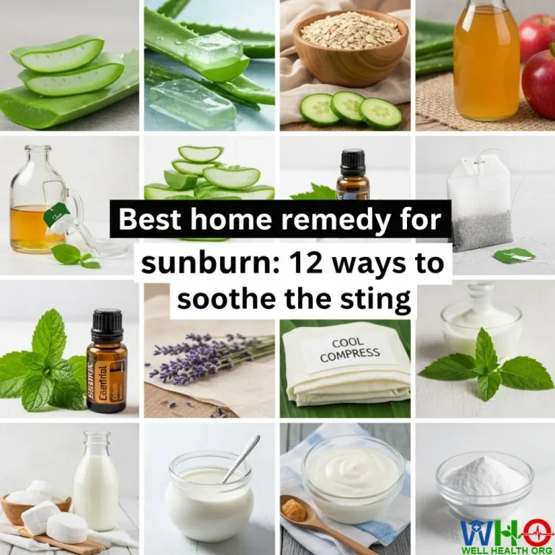 best home remedy for sunburn