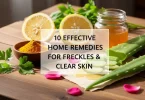 freckles treatment at home