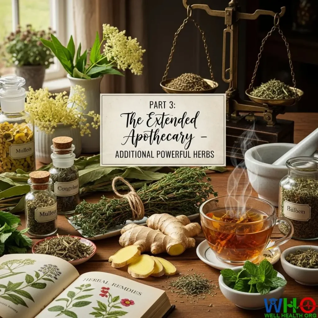 The Ultimate Herbal Apothecary: A Complete Guide to Soothing Coughs Naturally at Home 4 herb for cough 4