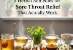 herbal remedies for sore throat