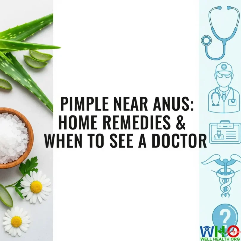 pimple near anus home remedy