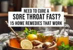 cure a sore throat fast
