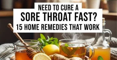 cure a sore throat fast