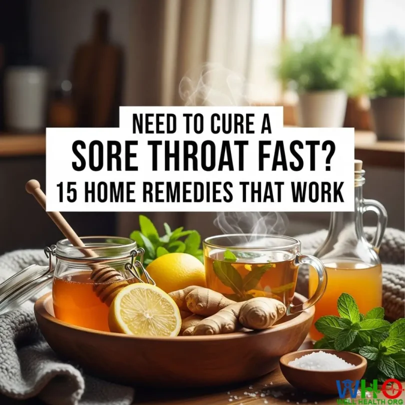 cure a sore throat fast