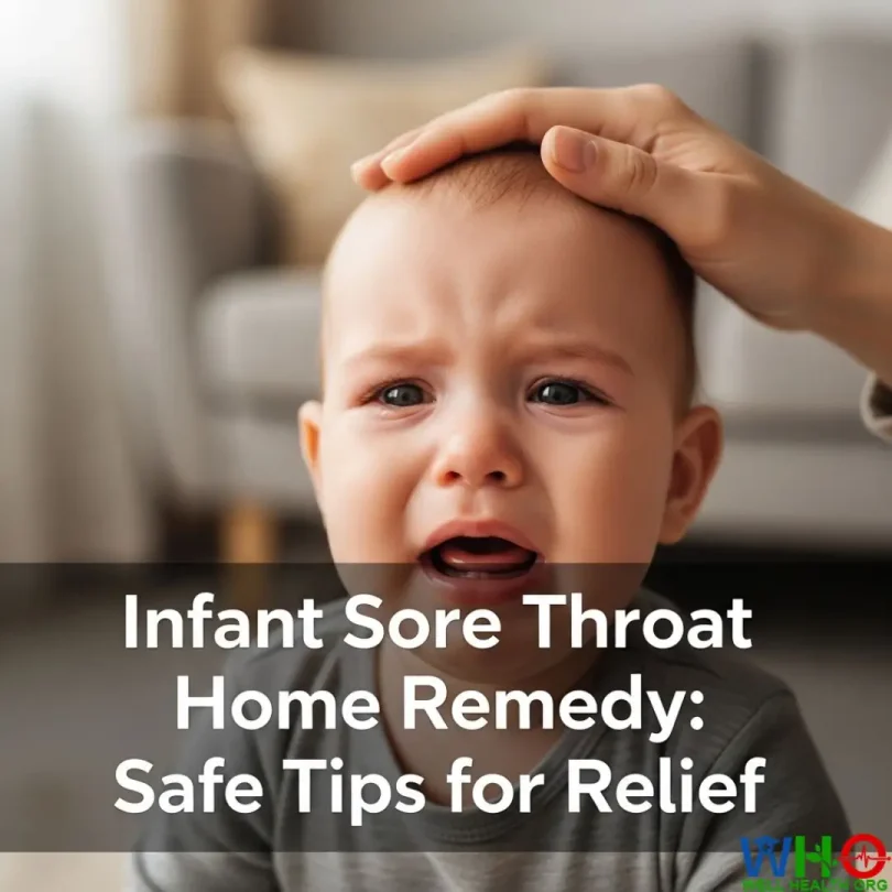 infant sore throat home remedy