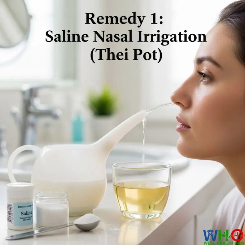 nose allergy home remedies 3