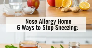 nose allergy home remedies