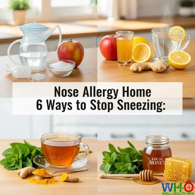 nose allergy home remedies