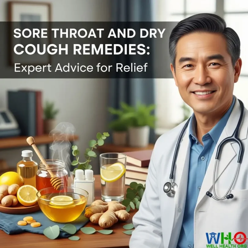 remedy for sore throat and dry cough