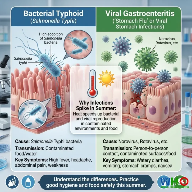 Bacterial vs Viral Typhoid