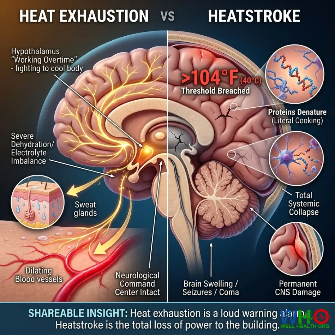 Heatstroke vs Heat Exhaustion 2