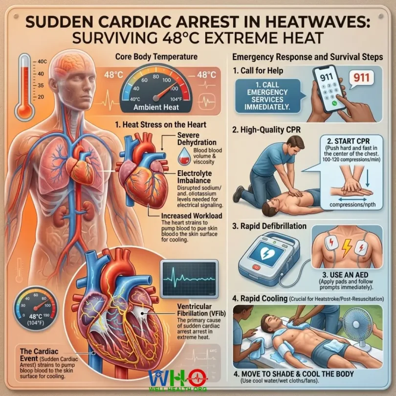 Sudden Cardiac Arrest in Heatwaves