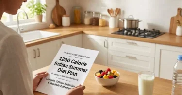 1200 calorie Indian summer diet plan