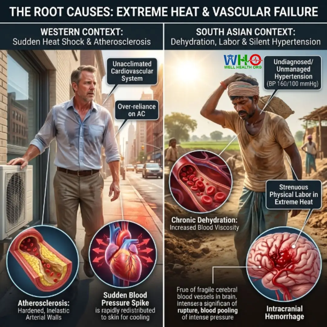 Blood Pressure Spikes in the Sun: The Hidden Link to Intracranial Bleeding, Heat Stroke, and Brain Hemorrhage 4 Blood Pressure Spikes in the Sun 1 1