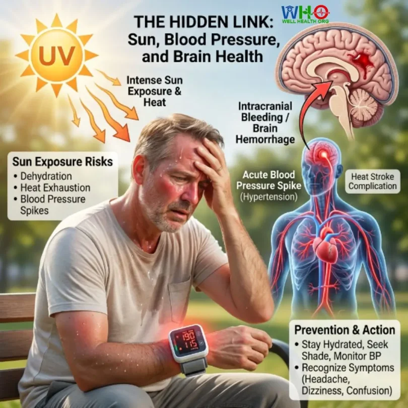 Blood Pressure Spikes in the Sun