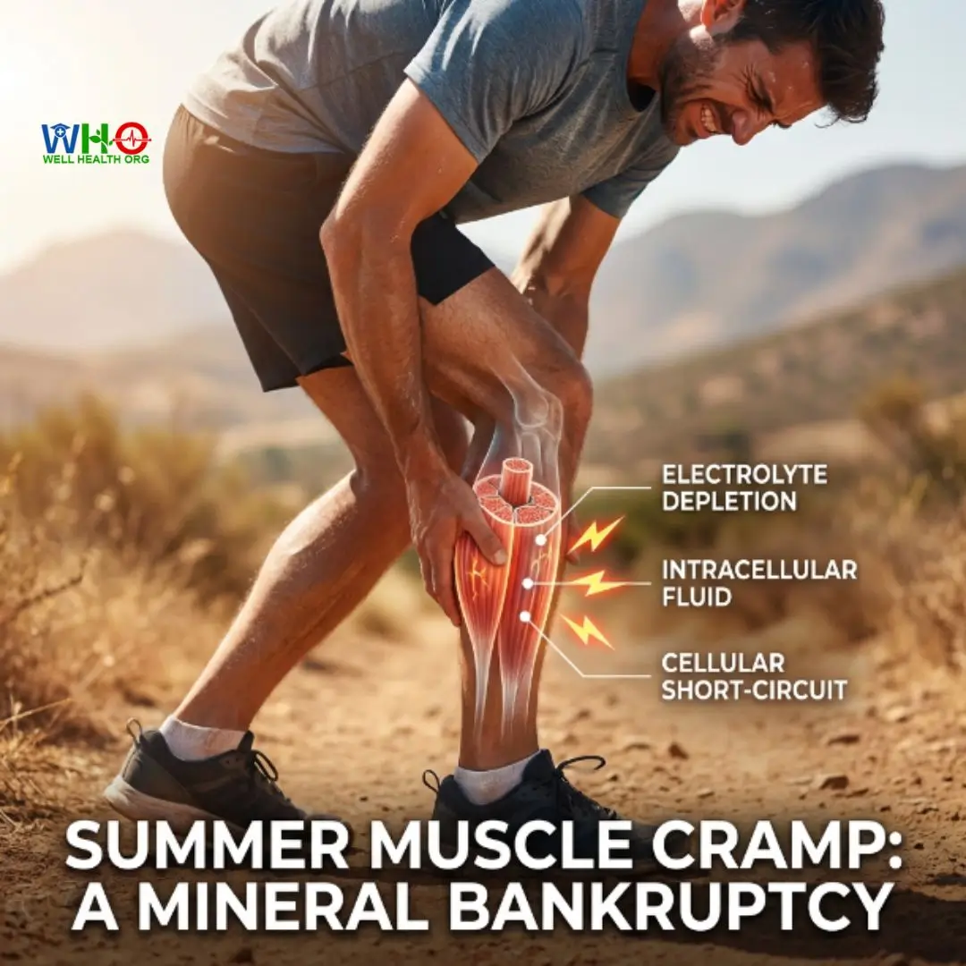 Why Summer Sweating Causes Severe Muscle Cramps: The Magnesium & Potassium Deficiency Connection 2 Muscle Cramps 1