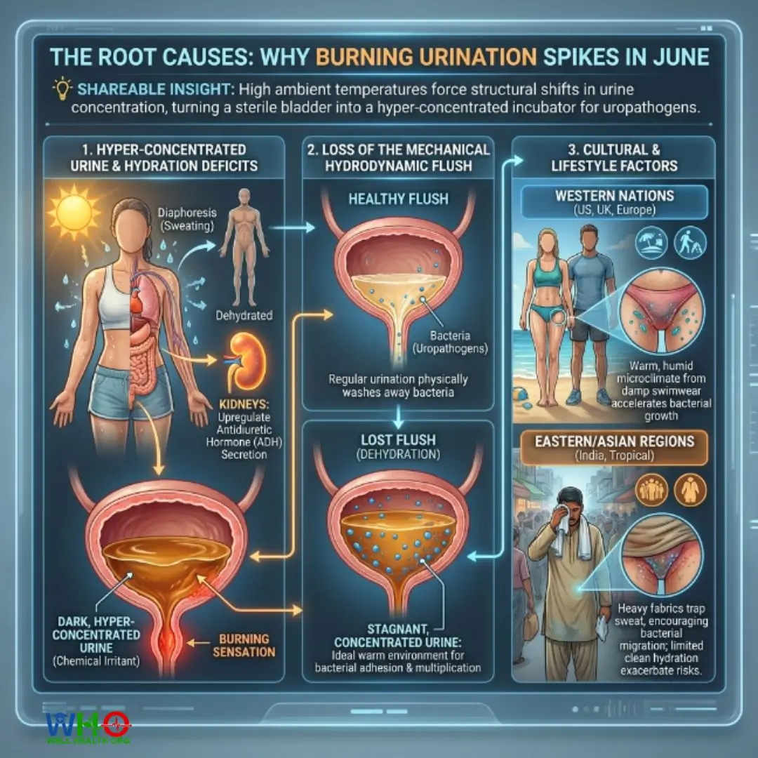 Summer UTI Crisis: Why Burning Urination Spikes in June & How to Treat It Fast 3 Summer UTI Crisis 2
