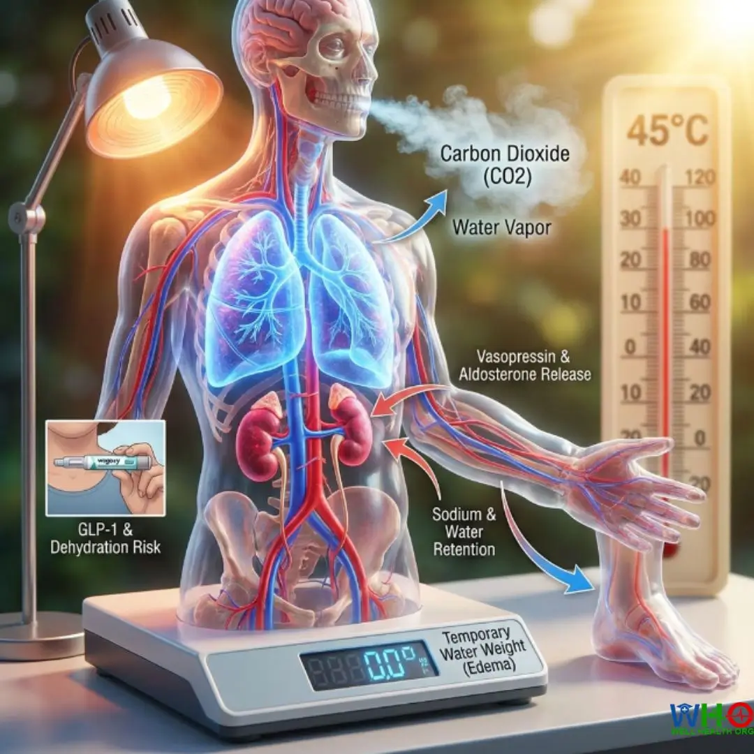 Why 45°C Heat Makes You Gain Weight: Water Retention and Fat Loss Explained (2026) 2 Water Retention and Fat Loss 1