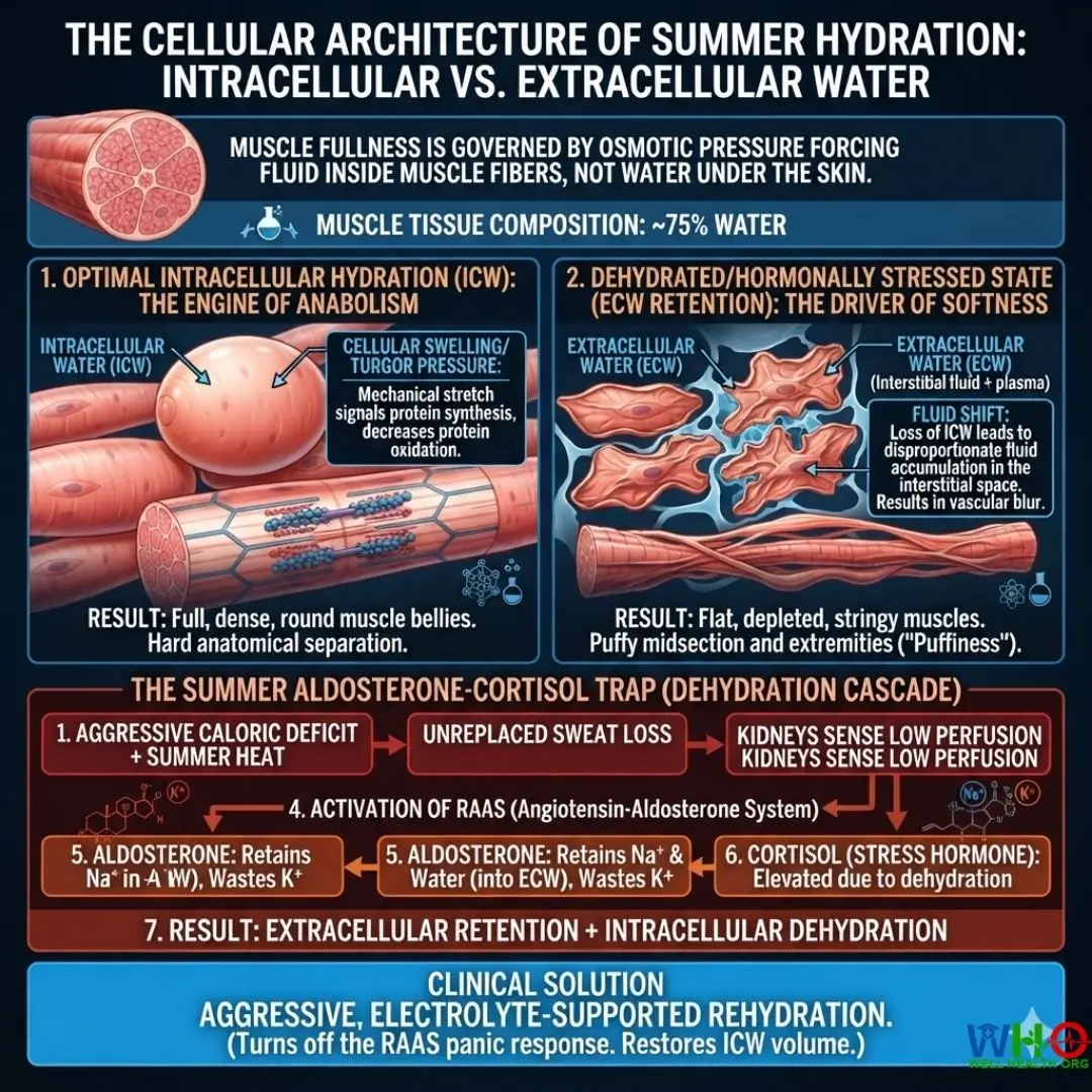 Summer Fat Loss and Muscle Fullness: The Definitive Clinical Hydration Guide (2026) 2 Summer Fat Loss Muscle Fullness 1