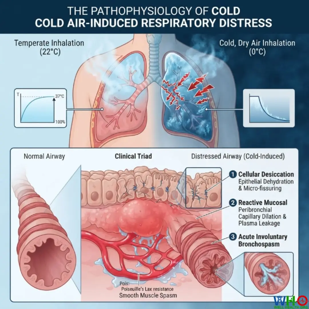 The Danger of Cold Dry Air on Lungs: Surviving Winter Asthma & Bronchospasms 2 Winter Asthma Bronchospasms 1