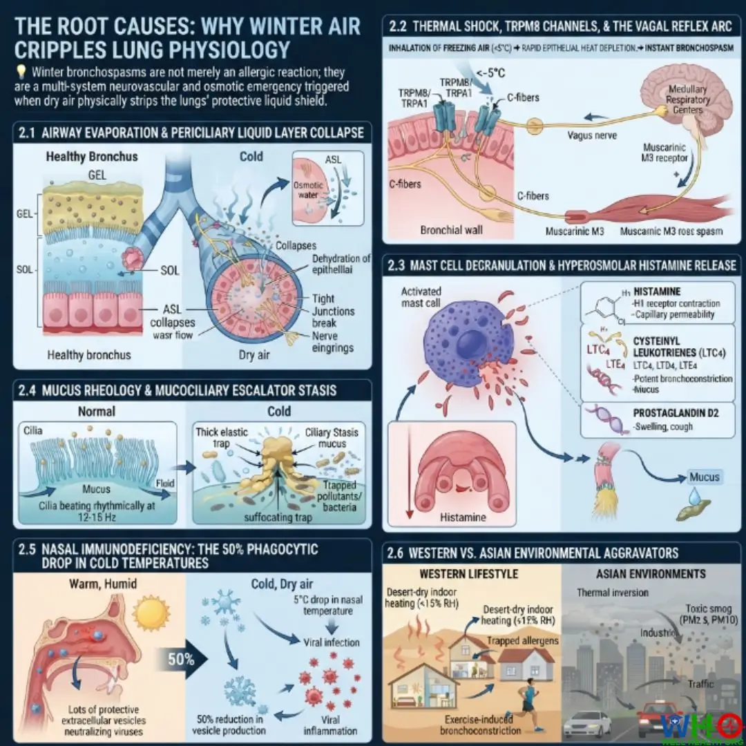 The Danger of Cold Dry Air on Lungs: Surviving Winter Asthma & Bronchospasms 3 Winter Asthma Bronchospasms 2
