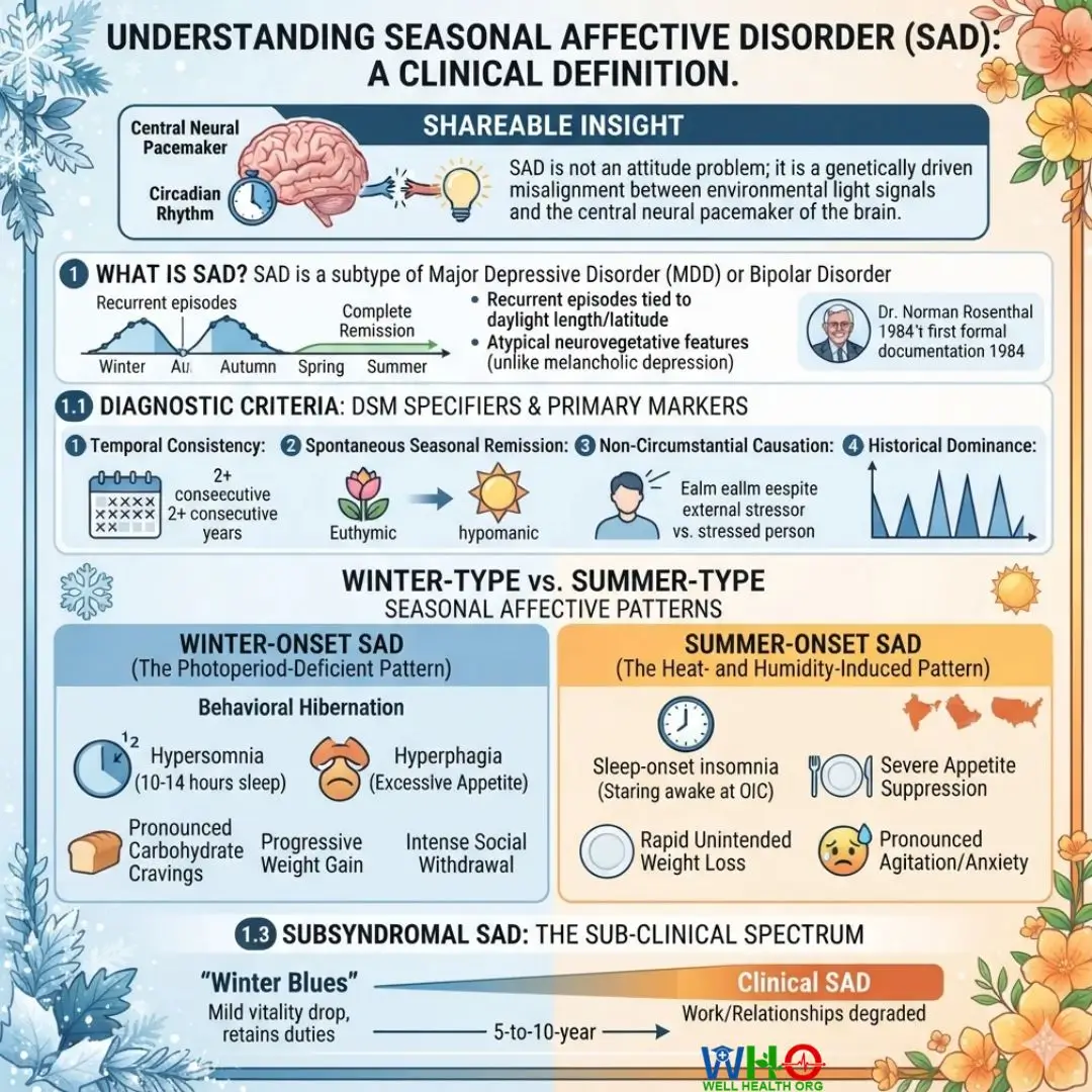 Seasonal Affective Disorder (SAD): The Neuroscience of Winter Depression 2 Seasonal Affective Disorder 1